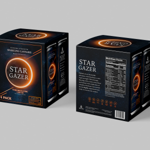Stargazer Sparkling THC Beverage - 8 Pack